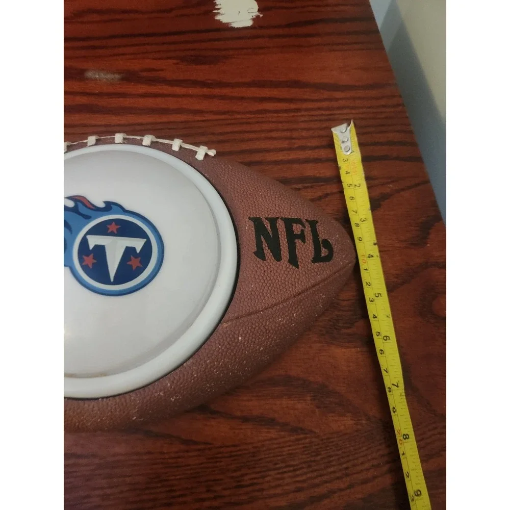 NFL Wall Mounted Football With‎ Touch Light Tennessee Titans TN Ceramic